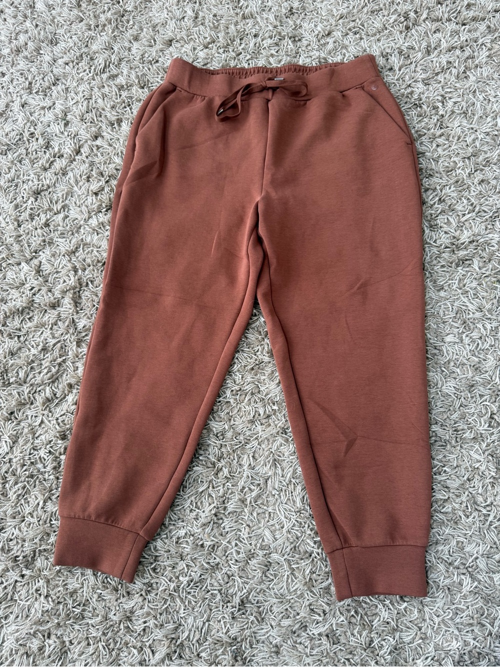 Calla Rust Brown Jogger Sweatpants